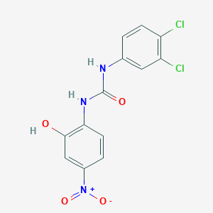 N-(3,4-Dichlorophenyl)-N'-(2-hydroxy-4-nitrophenyl)urea