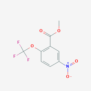 molecular formula C9H6F3NO5 B1503470 甲基5-硝基-2-(三氟甲氧基)苯甲酸酯 CAS No. 307989-42-0