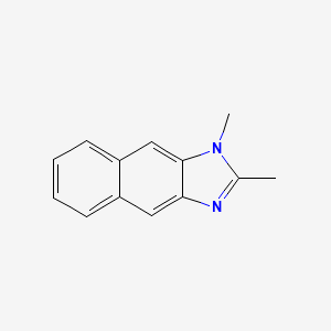 molecular formula C13H12N2 B15034784 1,2-dimethyl-1H-naphtho[2,3-d]imidazole 