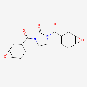 molecular formula C17H22N2O5 B15034861 1,3-Bis(7-oxabicyclo[4.1.0]hept-3-ylcarbonyl)imidazolidin-2-one 