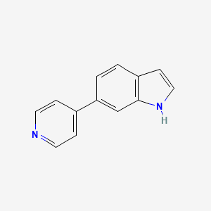 molecular formula C13H10N2 B1503488 6-(吡啶-4-基)-1H-吲哚 CAS No. 885273-49-4