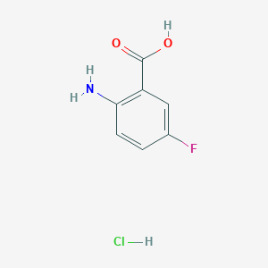 molecular formula C7H7ClFNO2 B1503489 2-Amino-5-fluorobenzoic acid hydrochloride CAS No. 52548-62-6