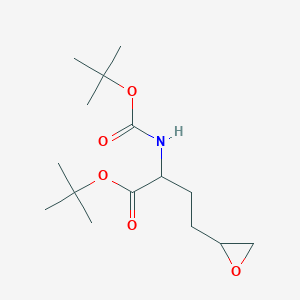 Tert-butyl 2-(tert-butoxycarbonylamino)-4-(oxiran-2-YL)butanoate