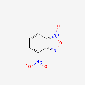 molecular formula C7H5N3O4 B15034929 7-Methyl-4-nitro-2,1,3-benzoxadiazole 1-oxide 