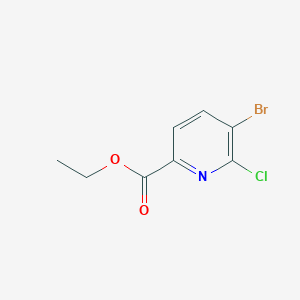 molecular formula C8H7BrClNO2 B1503496 Ethyl 5-bromo-6-chloropicolinate CAS No. 1214337-57-1