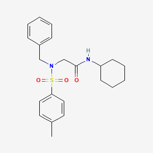 2-(N-Benzyl4-methylbenzenesulfonamido)-N-cyclohexylacetamide