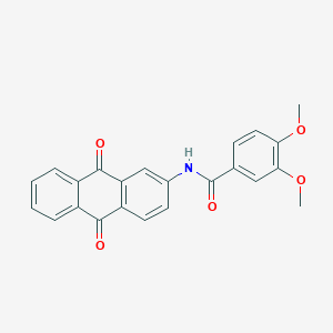 N-(9,10-dioxoanthracen-2-yl)-3,4-dimethoxybenzamide