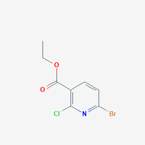 molecular formula C8H7BrClNO2 B1503523 Ethyl 6-bromo-2-chloronicotinate CAS No. 1214335-22-4