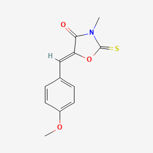 5-(4-Methoxy-benzylidene)-3-methyl-2-thioxo-oxazolidin-4-one