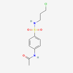 N-{4-[(3-chloropropyl)sulfamoyl]phenyl}acetamide