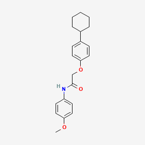 2-(4-cyclohexylphenoxy)-N-(4-methoxyphenyl)acetamide