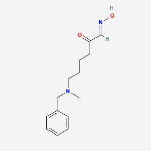 (1E)-6-[benzyl(methyl)amino]-1-(hydroxyimino)hexan-2-one