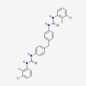 1,1'-(Methylenebis(4,1-phenylene))bis(3-(3-chloro-2-methylphenyl)urea)