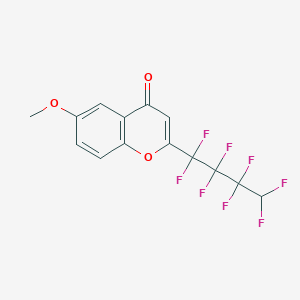 6-Methoxy-2-(1,1,2,2,3,3,4,4-octafluorobutyl)chromen-4-one