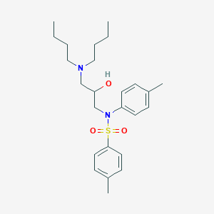 N-[3-(dibutylamino)-2-hydroxypropyl]-4-methyl-N-(4-methylphenyl)benzenesulfonamide