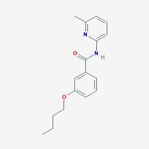 3-butoxy-N-(6-methylpyridin-2-yl)benzamide