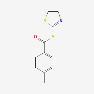 4-Methyl-thiobenzoic acid S-(4,5-dihydro-thiazol-2-yl) ester