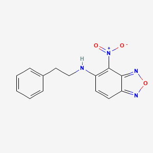 4-nitro-N-(2-phenylethyl)-2,1,3-benzoxadiazol-5-amine