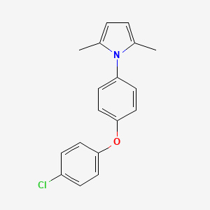 1-[4-(4-chlorophenoxy)phenyl]-2,5-dimethyl-1H-pyrrole