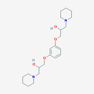 3,3'-[Benzene-1,3-diylbis(oxy)]bis[1-(piperidin-1-yl)propan-2-ol]