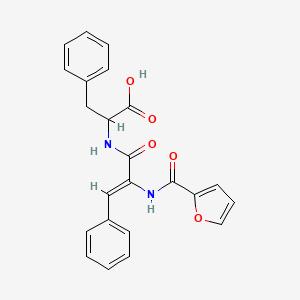 N-{(2Z)-2-[(furan-2-ylcarbonyl)amino]-3-phenylprop-2-enoyl}phenylalanine