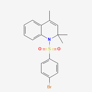 1-[(4-Bromophenyl)sulfonyl]-2,2,4-trimethyl-1,2-dihydroquinoline