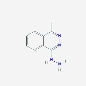 molecular formula C9H10N4 B015037 (4-Methylphthalazin-1-yl)hydrazine CAS No. 29902-28-1