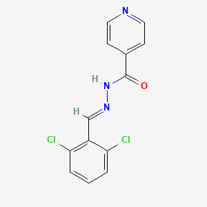 N'-(2,6-dichlorobenzylidene)isonicotinohydrazide