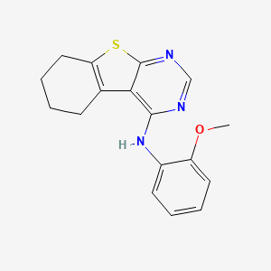 N-(2-methoxyphenyl)-5,6,7,8-tetrahydro[1]benzothieno[2,3-d]pyrimidin-4-amine