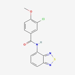 N-(2,1,3-benzothiadiazol-4-yl)-3-chloro-4-methoxybenzamide