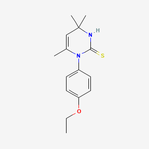 1-(4-Ethoxyphenyl)-4,4,6-trimethyl-1,4-dihydropyrimidine-2-thiol