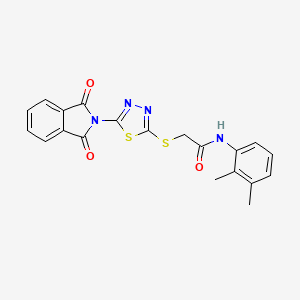 N-(2,3-dimethylphenyl)-2-{[5-(1,3-dioxo-1,3-dihydro-2H-isoindol-2-yl)-1,3,4-thiadiazol-2-yl]sulfanyl}acetamide