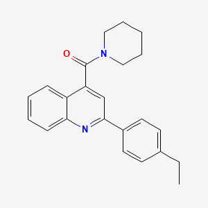 [2-(4-Ethylphenyl)quinolin-4-yl](piperidin-1-yl)methanone