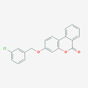 3-[(3-chlorobenzyl)oxy]-6H-benzo[c]chromen-6-one