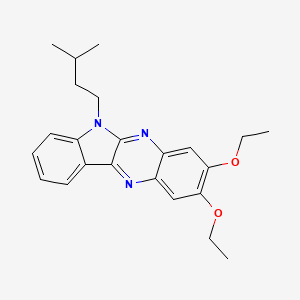 2,3-diethoxy-6-(3-methylbutyl)-6H-indolo[2,3-b]quinoxaline