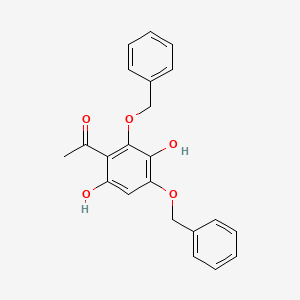molecular formula C22H20O5 B1503772 1-(2,4-双(苯甲氧基)-3,6-二羟基苯基)乙酮 CAS No. 1083181-35-4