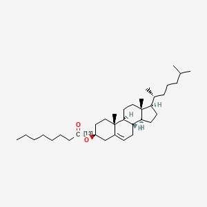 molecular formula C35H60O2 B1503779 Cholesterol-3-octanoate-1-13C CAS No. 110888-06-7