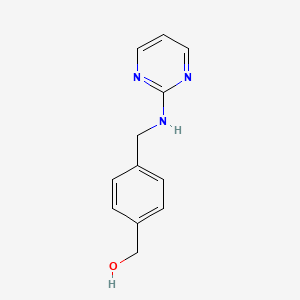 molecular formula C12H13N3O B1503782 (4-((Pyrimidin-2-ylamino)methyl)phenyl)methanol 