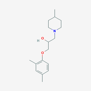 1-(2,4-Dimethylphenoxy)-3-(4-methylpiperidin-1-yl)propan-2-ol