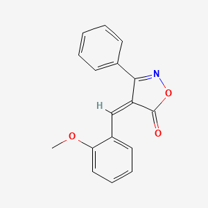 molecular formula C17H13NO3 B15038118 (4Z)-4-(2-methoxybenzylidene)-3-phenyl-5(4H)-isoxazolone 