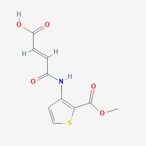 (2E)-4-{[2-(methoxycarbonyl)thien-3-yl]amino}-4-oxobut-2-enoic acid