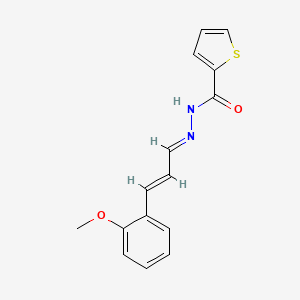 N'-[(1E,2E)-3-(2-methoxyphenyl)prop-2-en-1-ylidene]thiophene-2-carbohydrazide