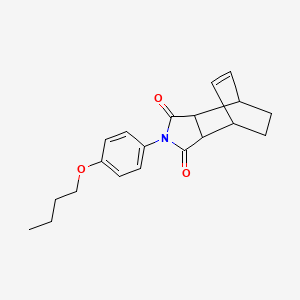 molecular formula C20H23NO3 B15038385 2-(4-butoxyphenyl)-3a,4,7,7a-tetrahydro-1H-4,7-ethanoisoindole-1,3(2H)-dione 