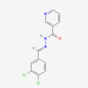 N'-[(E)-(3,4-dichlorophenyl)methylidene]pyridine-3-carbohydrazide