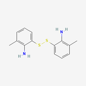 molecular formula C14H16N2S2 B1503844 6,6'-二磺基双(2-甲基苯胺) CAS No. 86749-03-3