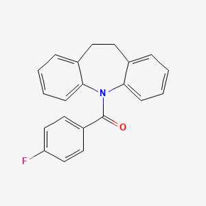 10,11-dihydro-5H-dibenzo[b,f]azepin-5-yl(4-fluorophenyl)methanone