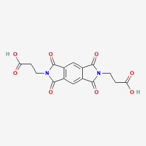 3-[2-(2-carboxyethyl)-1,3,5,7-tetraoxopyrrolo[3,4-f]isoindol-6-yl]propanoic acid