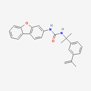 N-dibenzo[b,d]furan-3-yl-N'-[1-(3-isopropenylphenyl)-1-methylethyl]urea