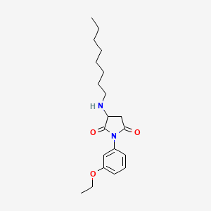 1-(3-Ethoxyphenyl)-3-(octylamino)pyrrolidine-2,5-dione