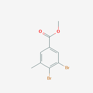 molecular formula C9H8Br2O2 B1503863 Methyl 3,4-Dibromo-5-methylbenzoate CAS No. 1160574-54-8